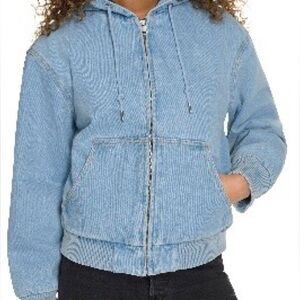 Levi’s Work Cotton Canvas Zip Jacket W/Hood - NWOT Attached